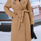 Elegant Double-Breasted Trench Coat with Belt