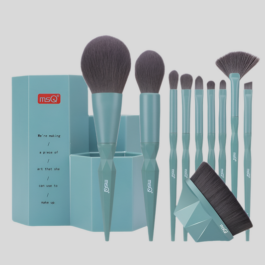 Complete Makeup Brush Set with Eyeshadow & Foundation Brushes