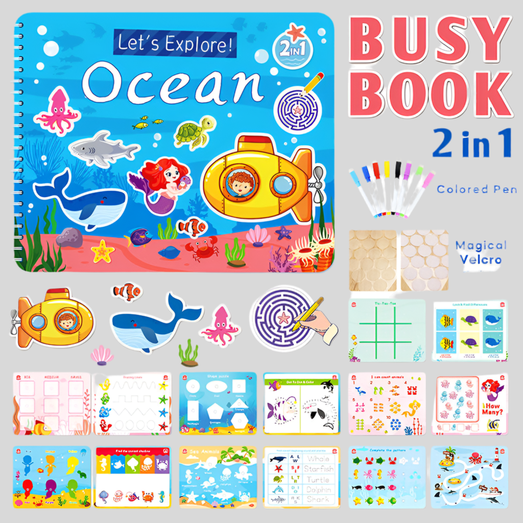 Early Learning Stickers and Flip Book Games for Kids