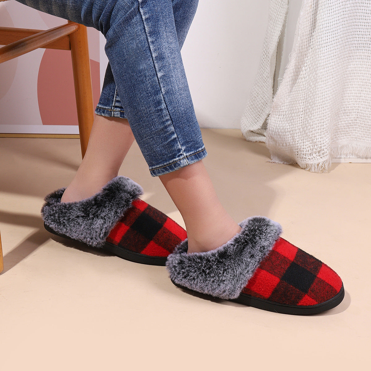 SoftPlaid Duo Slippers