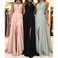 ChiffonGlow Split Evening Gown