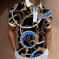 Men’s Patterned Polo Shirt Casual