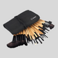 32-Piece Professional Makeup Brush Set with Cosmetic Bag