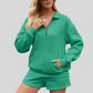 ComfyEdge Zip & Shorts Set