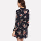 Autumn Blossom A-Line Dress