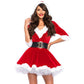 Sexy Santa Claus Hoodie Christmas Dress