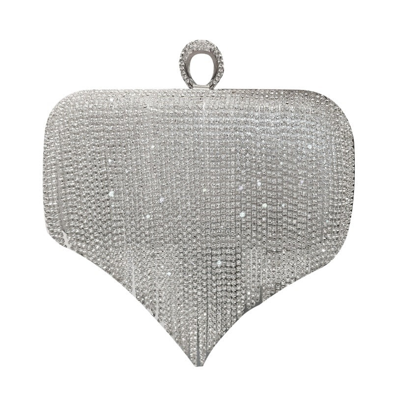 GleamFringe Shiny Diamond Handbag