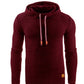 Men’s Jacquard Long-Sleeved Hoodie Sweatshirt