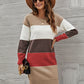 ColorMix Round Neck Knit Dress