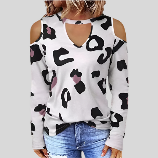 Women’s Casual Off-the-Shoulder Loose T-Shirt