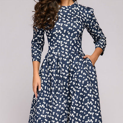 Classic A-Line Mid-Length Dress