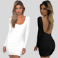 Midnight Temptation Long Sleeve Dress