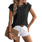 Women’s Knitted Round Neck Short-Sleeved Top