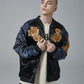 Men’s Embroidered Lion King Industrial Jacket