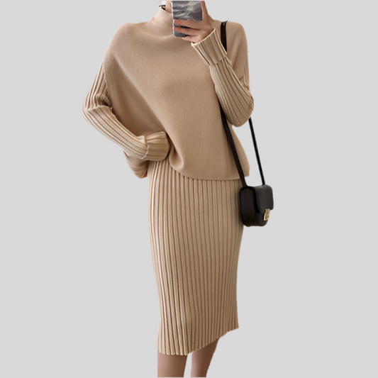 SaddleChic Two-Piece Knit Dres