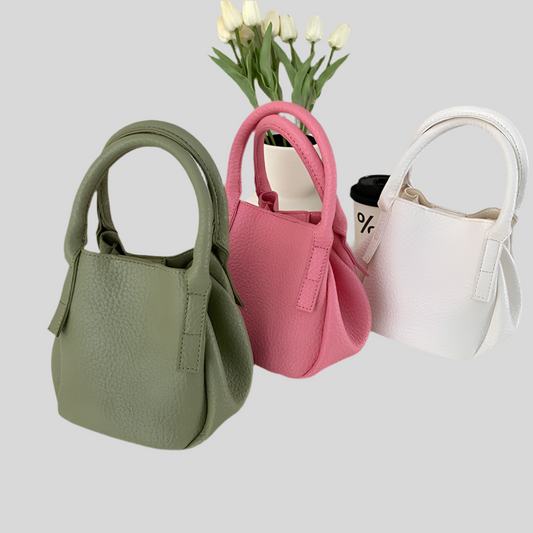 LitchiLux Soft Leather Bucket Bag