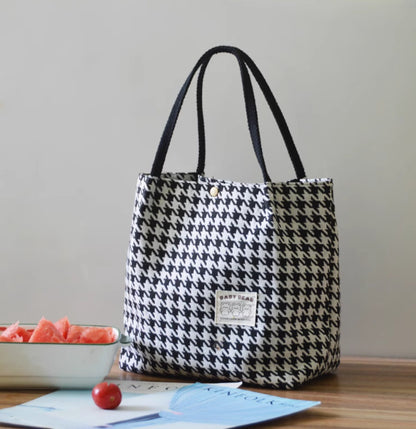 PureTote Minimalist Printed Canvas Bag