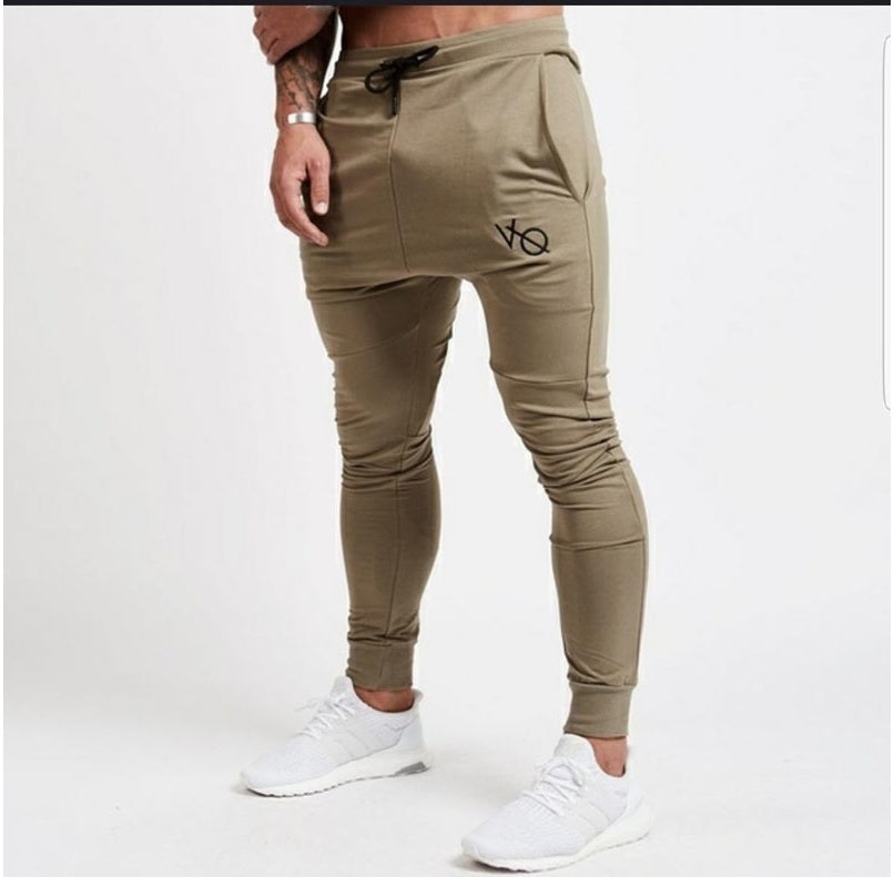 Men’s Spring and Autumn Slim Fit Printed Sports Pants