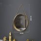 Iron Circular Wall Mirror for Toilet