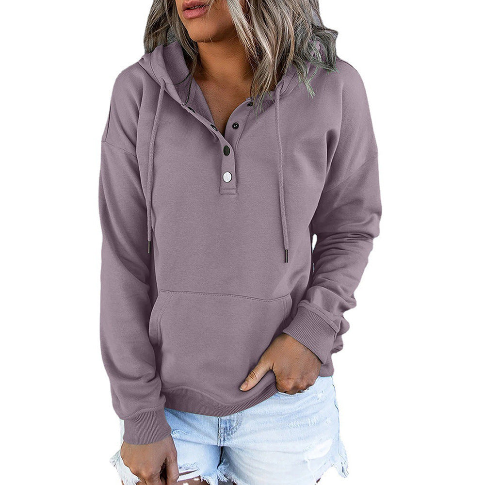 Relaxed Fit Long-sleeve Hooded Sweater