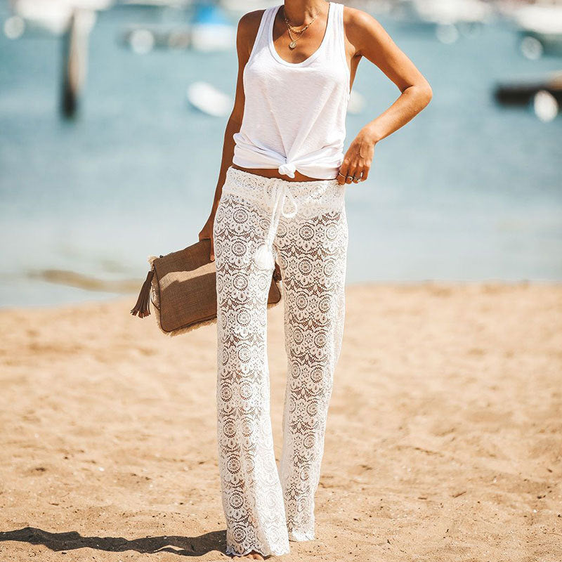 Lace Hollow Beach Pants