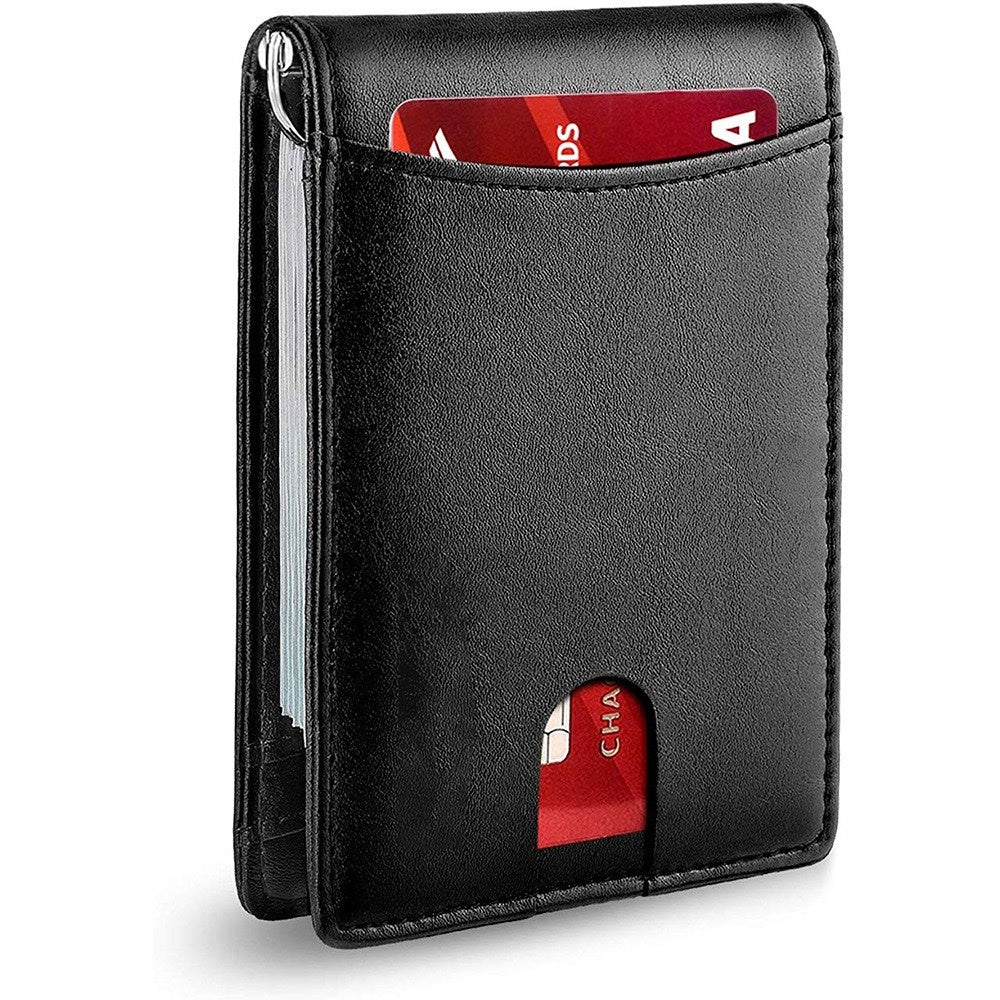 Leather RFID Multi-Function Card Sleeve