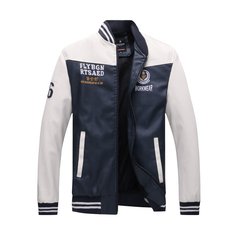 Fashion-Forward Baseball Style Jacket