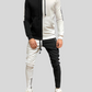 Contrast Hooded Jacket and Pants Set