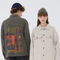 Retro Patchwork Loose Jacket