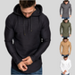 Men’s Casual Hoodie Long Sleeve Slim Fit Gym Sweatshirt