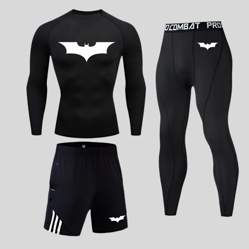 Mens Quick-Drying Sportswear Fitness Gym Suit