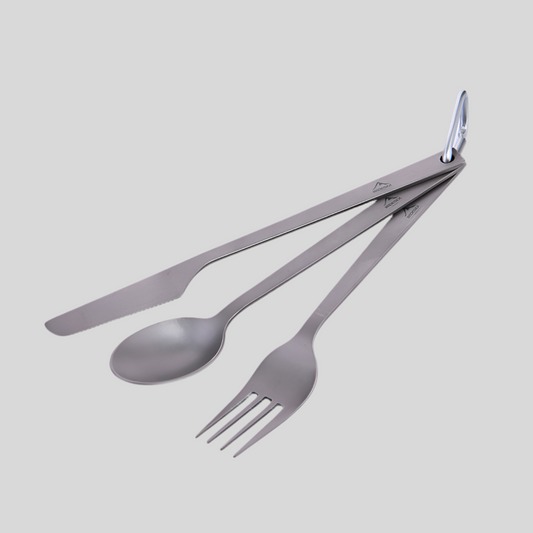 TitanEdge Titanium Camping Cutlery Set