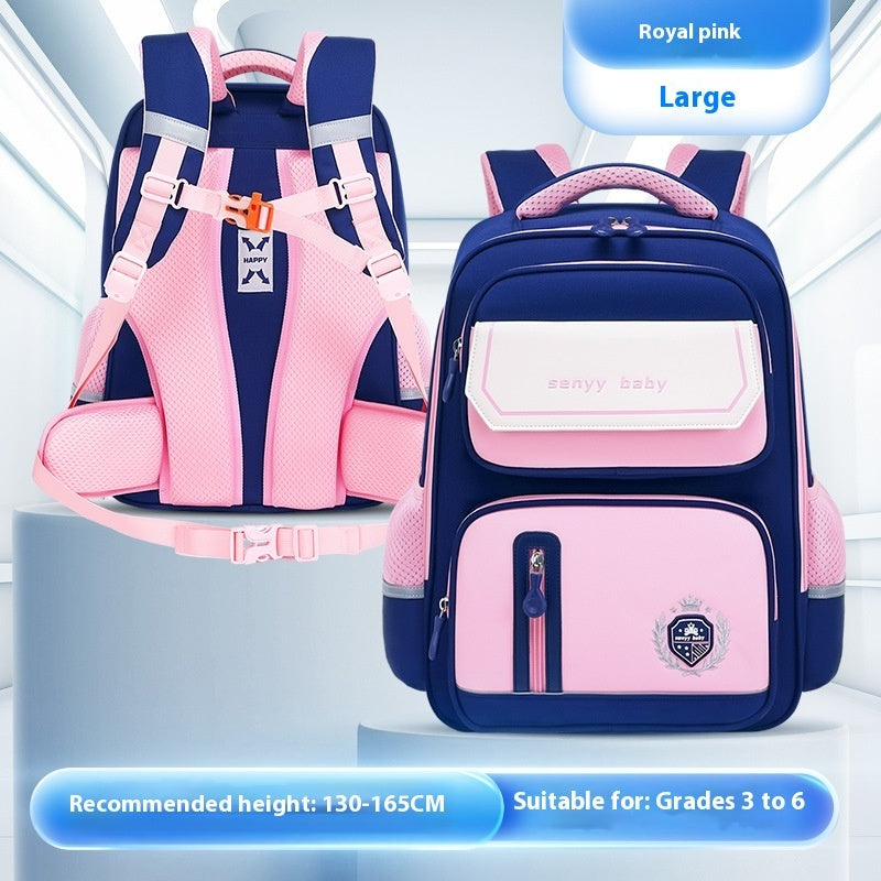 Water-Resistant Oxford School Backpack