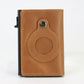 Men’s Leather AirTag RFID Anti-Theft Slim Wallet