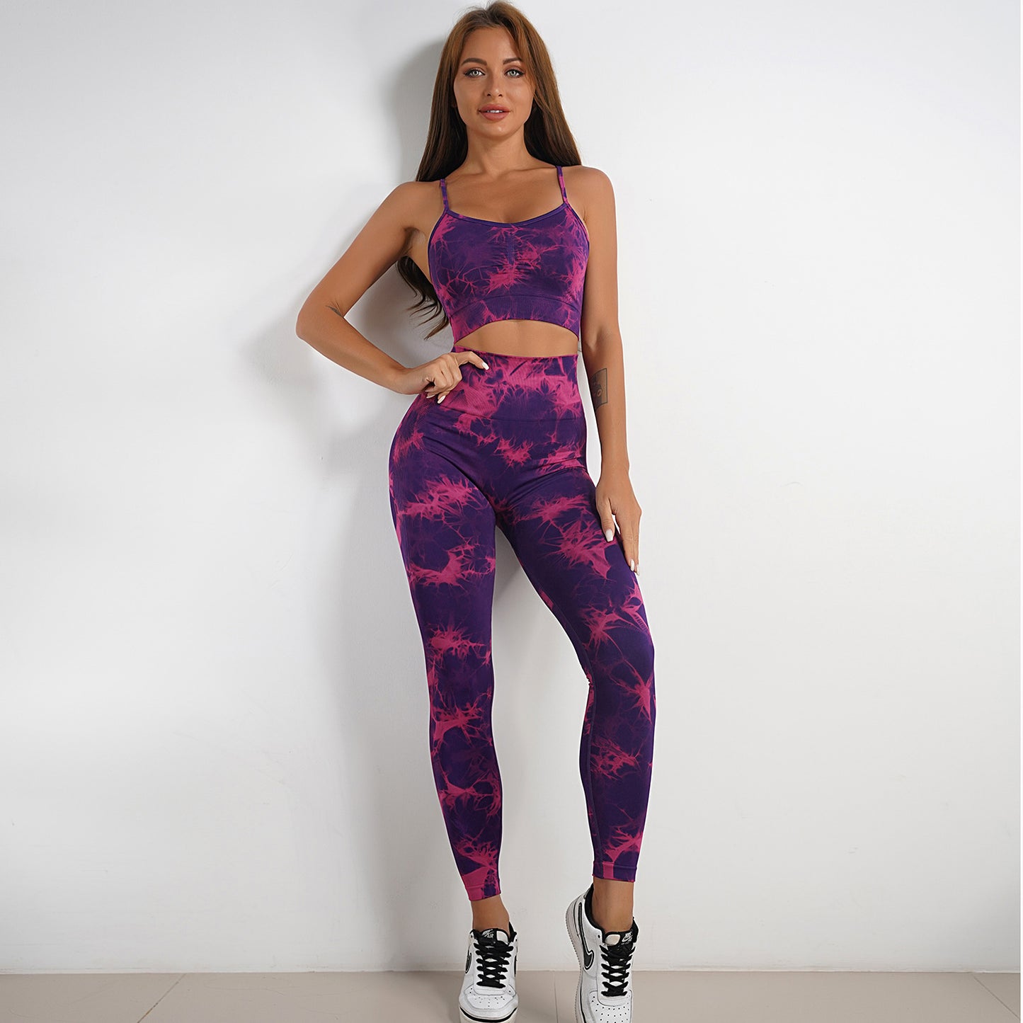 Women’s Tie-Dye Workout Set