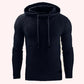 Men’s Jacquard Long-Sleeved Hoodie Sweatshirt