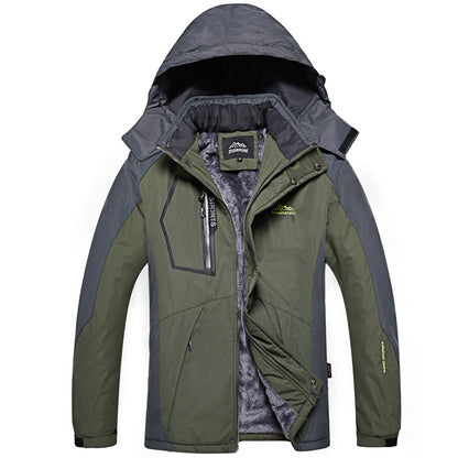 Men’s Waterproof Detachable Winter Storm Jacket