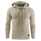 Men’s Jacquard Long-Sleeved Hoodie Sweatshirt