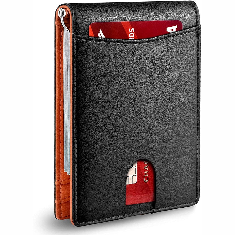 Leather RFID Multi-Function Card Sleeve