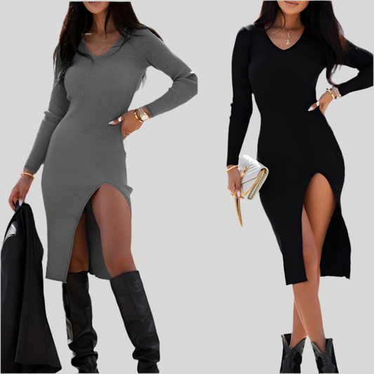 Evelyn Slim Fit Midi Dress