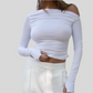 Distinctive Long-Sleeved Outerwear Top