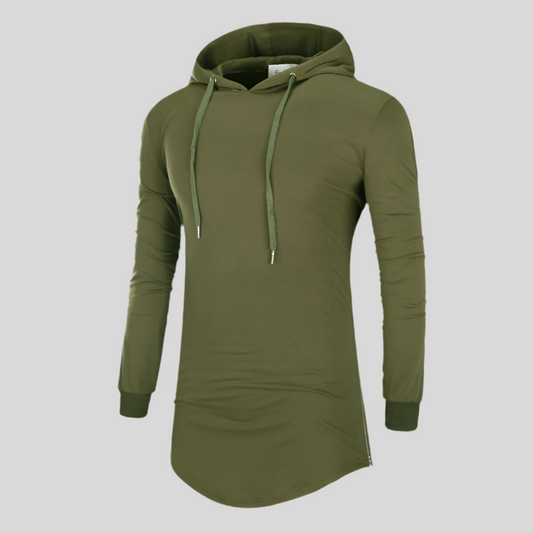 High-Quality Mid-Length Camouflage Hoodie