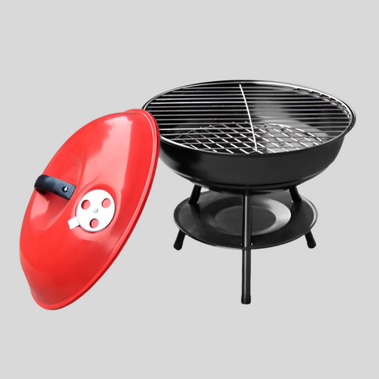 Apple-Shaped Spherical BBQ Grill