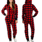 Autumn Winter Cozy Jumpsuit Pajamas