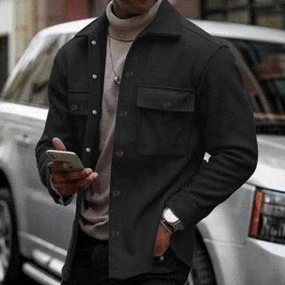 Mens Casual Slim Fit Fashion Jacket