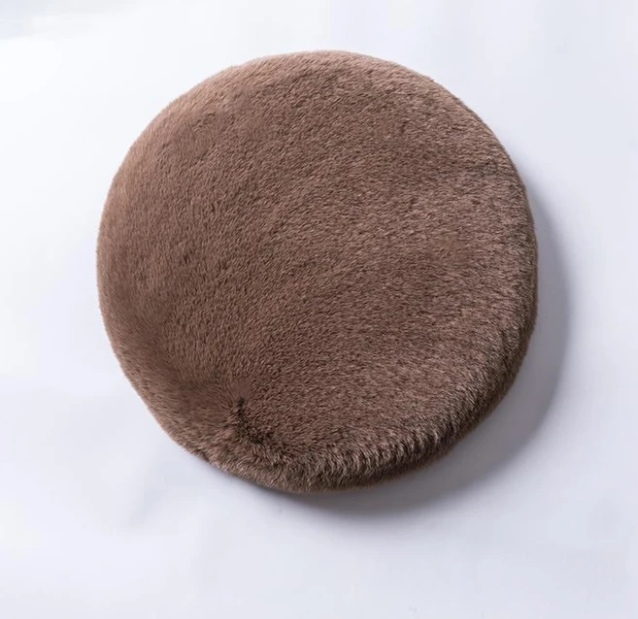 Faux Fur Memory Foam Cushion