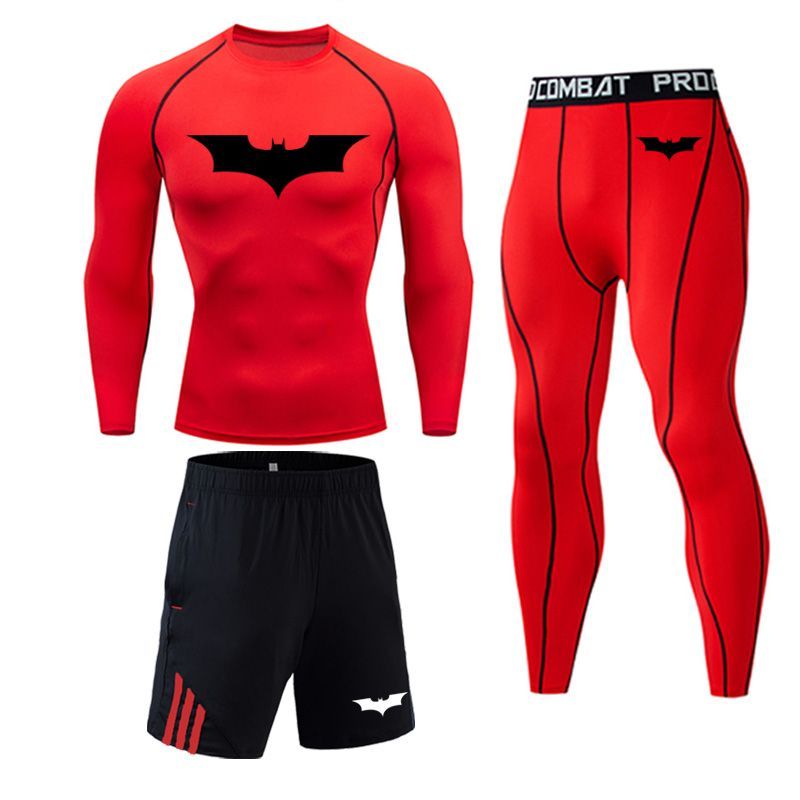 Mens Quick-Drying Sportswear Fitness Gym Suit