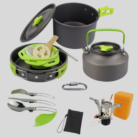 CampBrew Teapot & Stove Set for 2-3