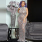 Radiance Rhinestone Party Dress