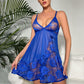 Front Closure Lace Chemise Babydoll Sleepwear for Women